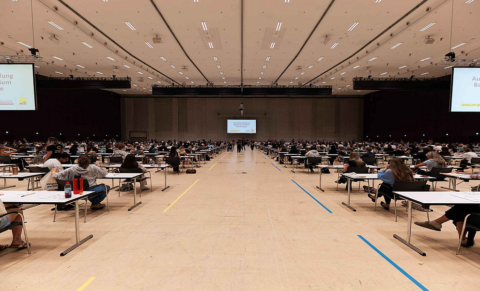Blick in die Stadthalle 