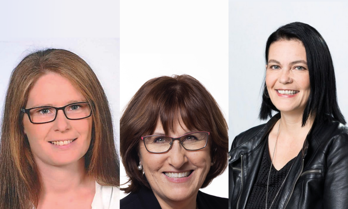 Anita Leingartner, Eva Mosar-Mischling und Verena Bauer