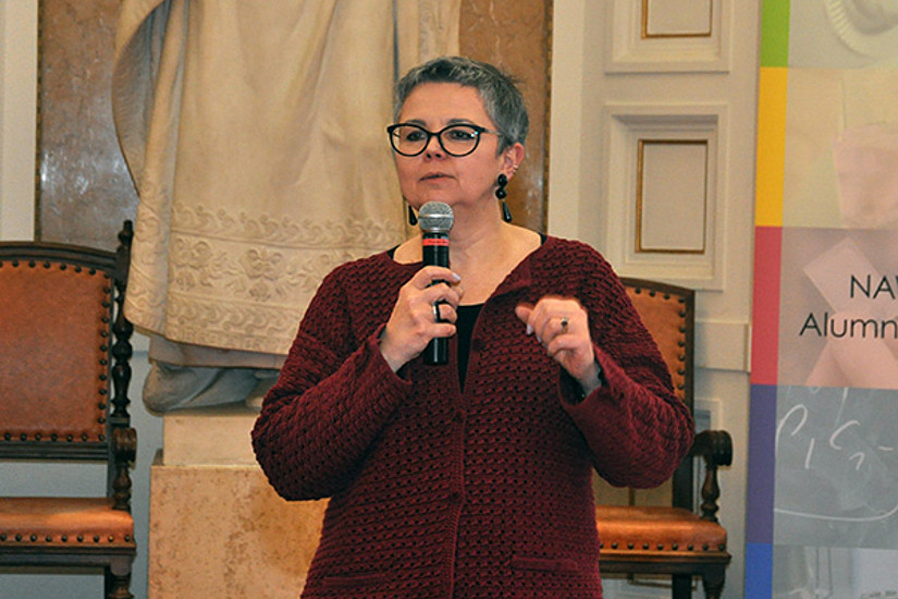 Vizerektorin Renate Dworczak lobte das Erfolgsprojekt NAWI Graz.