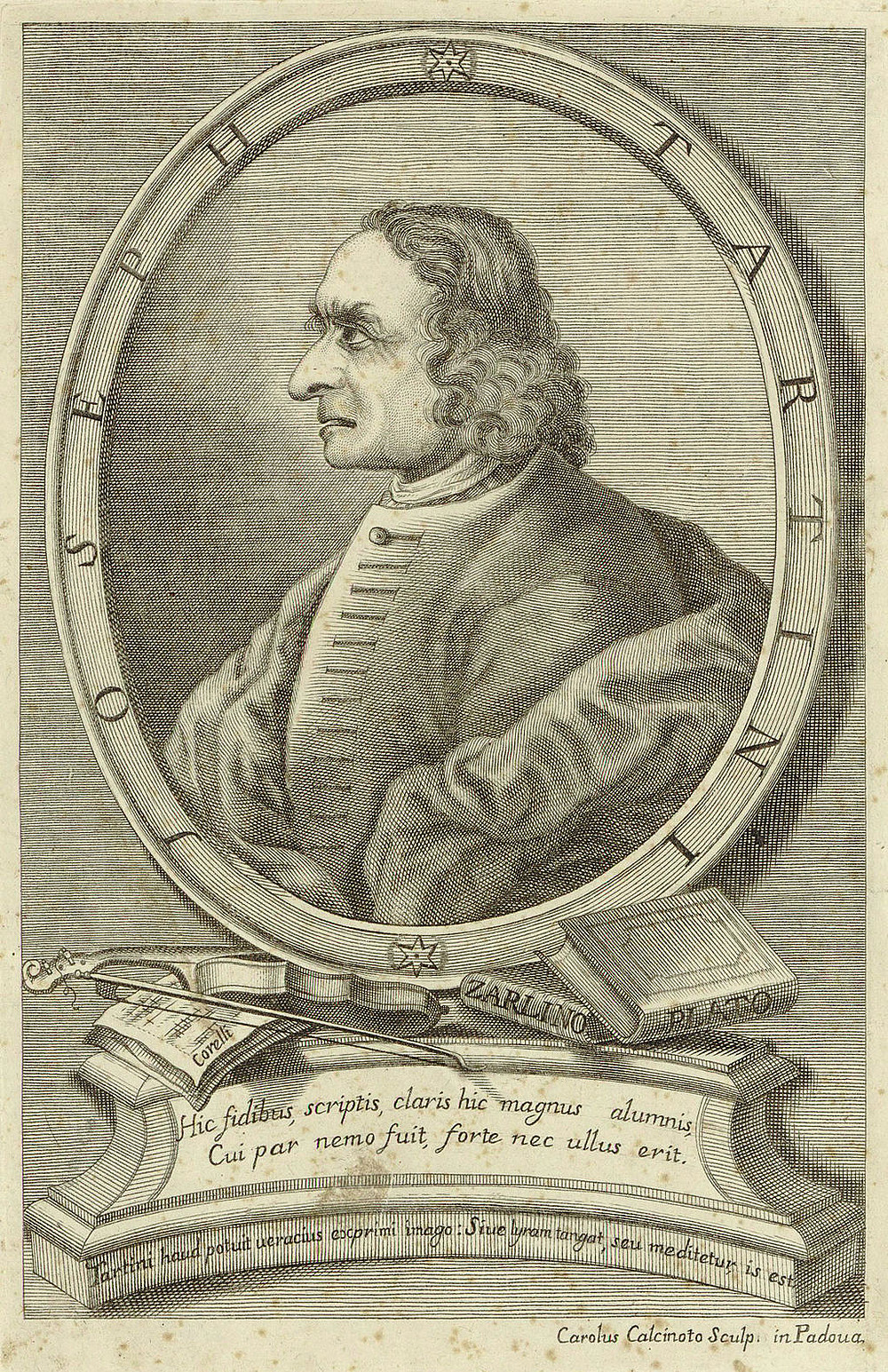 ©Carlo Calcinotto, Digitlae Bibliothek Gallica Giuseppe Tartini ©Carlo Calcinotto, Digitlae Bibliothek Gallica