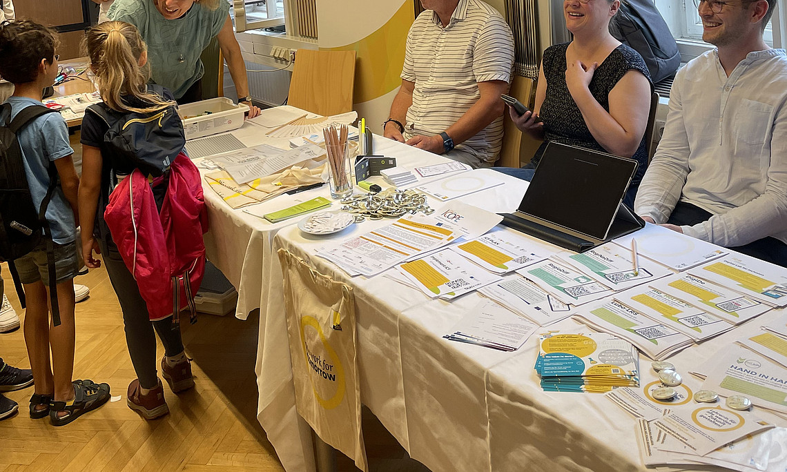 Infotisch bei der Woche der Inklusion