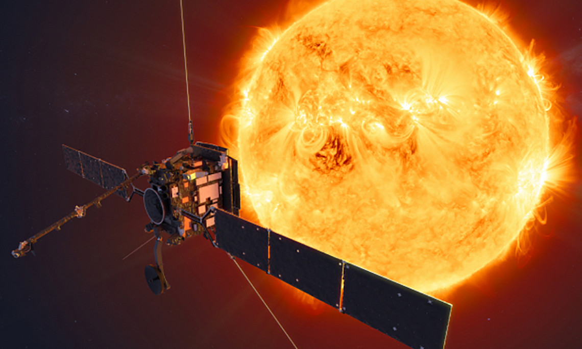 Künstlerische Darstellung der ESA-Raumsonde Solar Orbiter. Foto: © ESA/ATG medialab