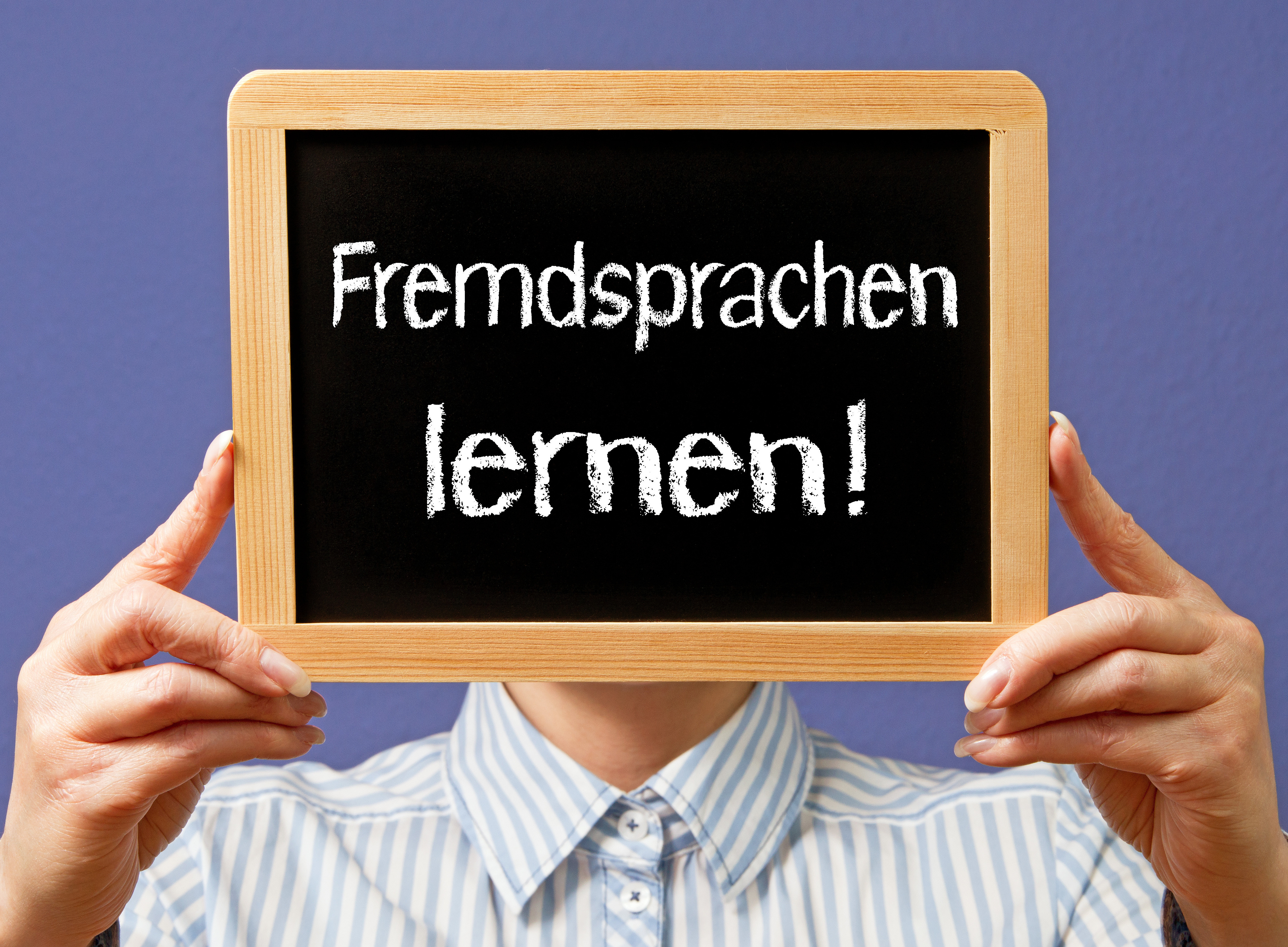Kleine Tafel mit Aufschrift 