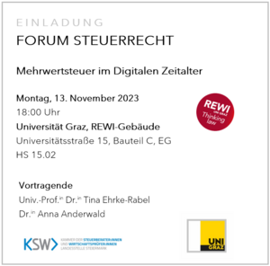 Forum Steuerrecht 13.11.2023