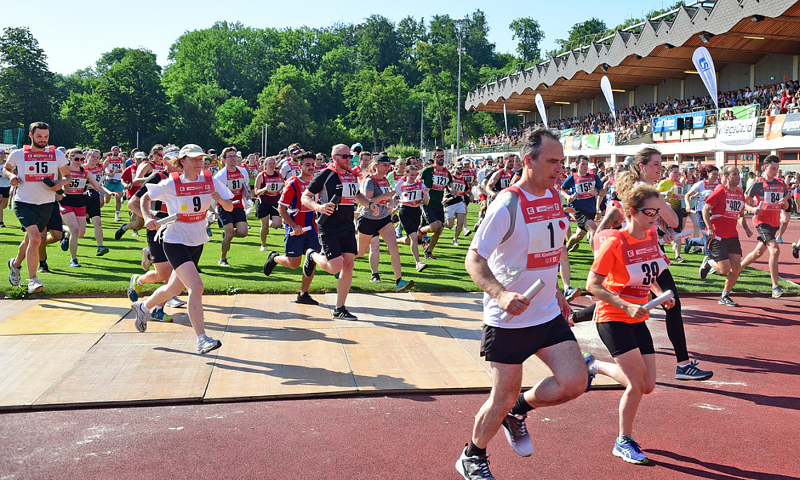 Voll motiviert in den Herbst geht es am 16. Oktober: Um 14 Uhr startet der traditionelle Kleeblattlauf. Foto: Uni Graz