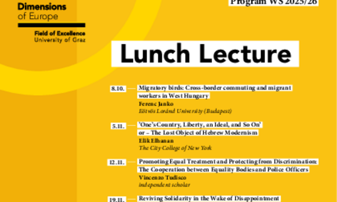LunchLecture Poster