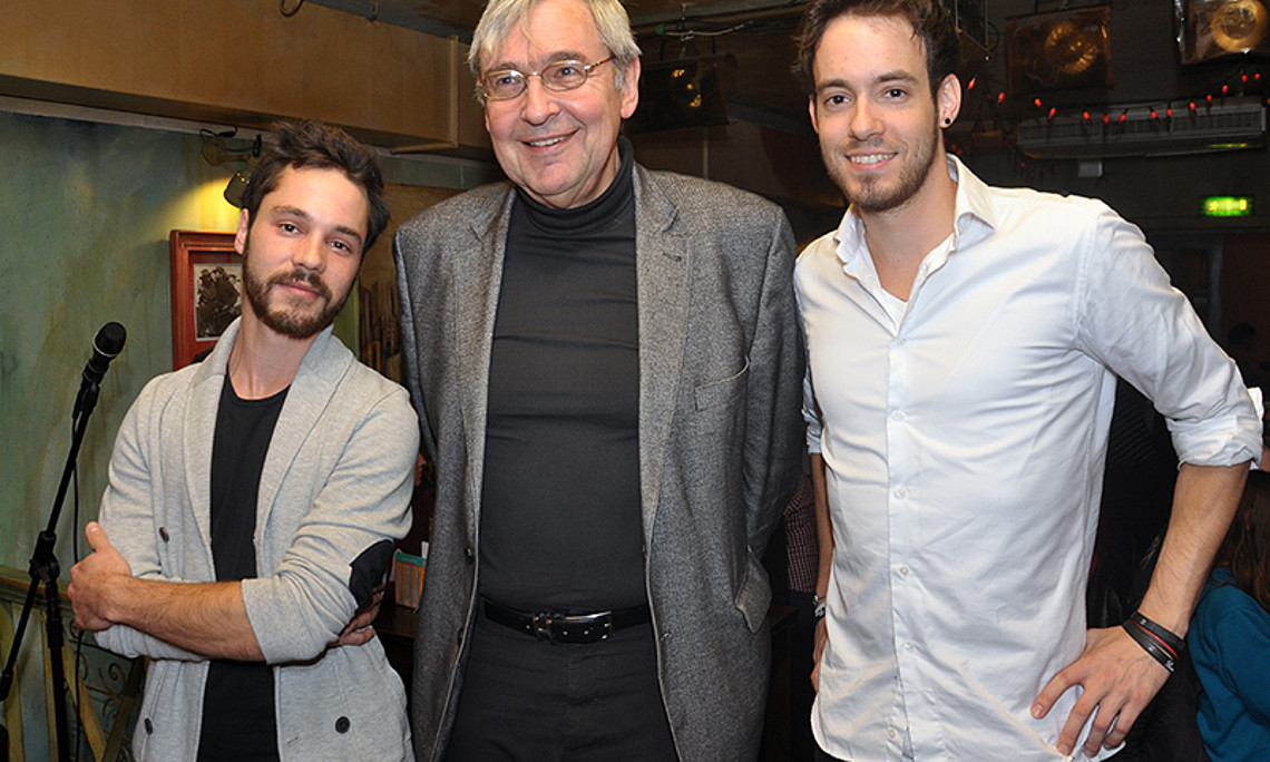 Veranstaltung für Wissensdurstige: Christian Fercher, Christoph Kratky und Lukas Grumet (v.l.) Fotos: Uni Graz/Schweiger