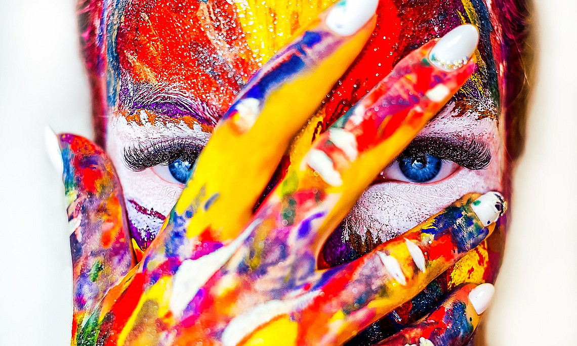 Darstellung von Bodypainting