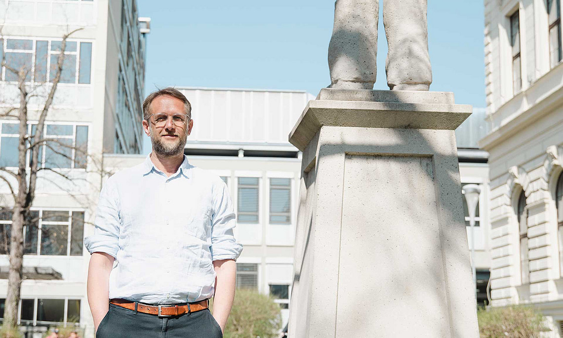 Christian Heuer is Professor of History Didactics at the University of Graz. Photo: Uni Graz/Tzivanopoulos