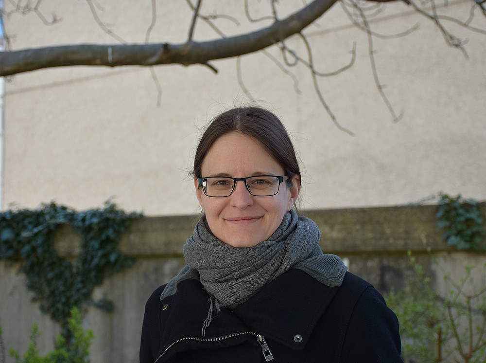 Sarah Tropper, Universitätsassistentin am Institut für Philosophie, im Porträt. ©Uni Graz - Ulrike Freitag