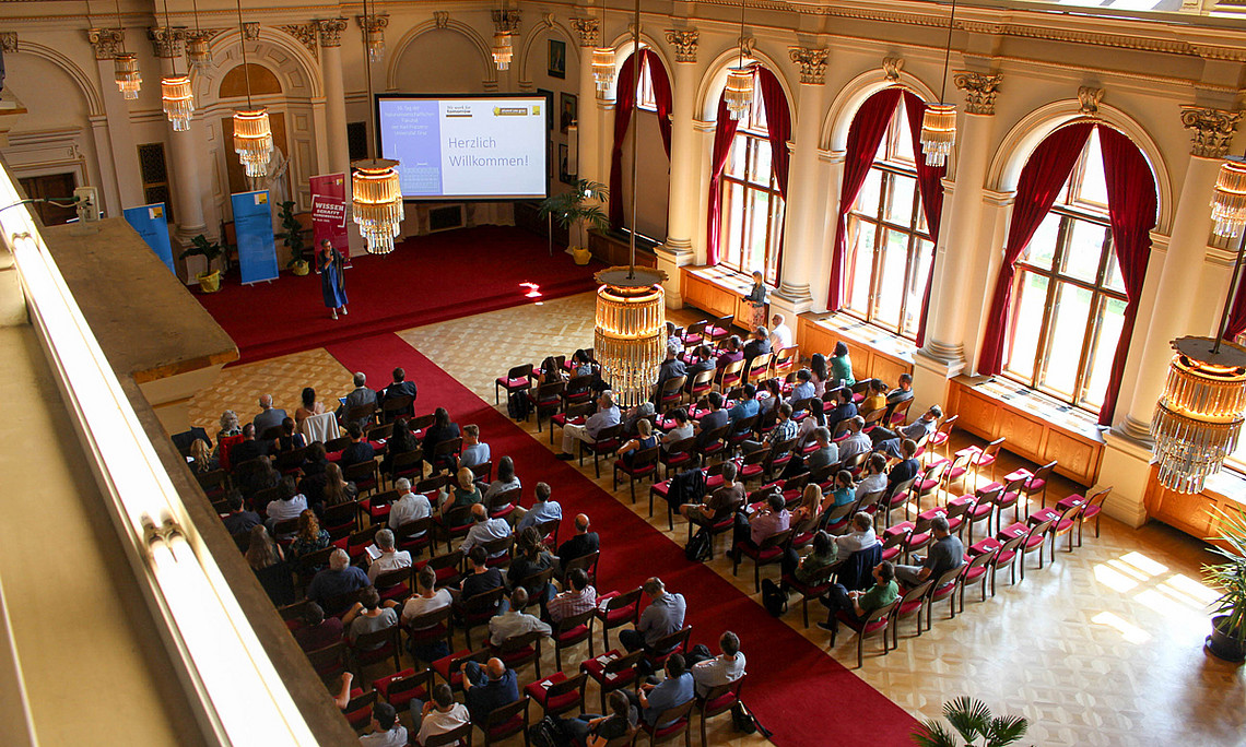 Der NAWI-Fakultätstag gab Einblick in die Forschungen. Foto: Uni Graz