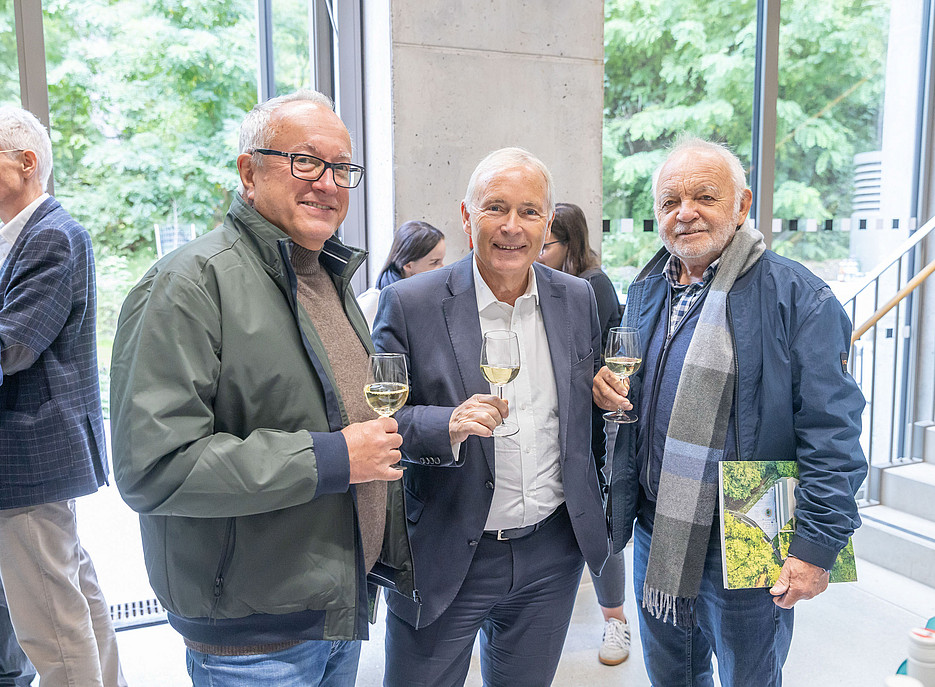 Drei Herren schauen in die Kamera ©Foto Fischer