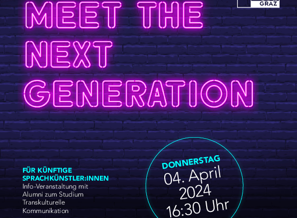 Flyer "Meet the Next Generation" 04.04.24 