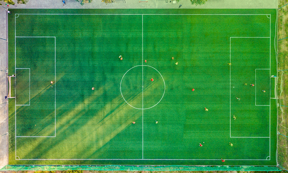 [Translate to English:] Grazer und Kölner Neuro-WissenschafterInnen haben Aufgaben für FußballerInnen entwickelt. Kreativität wird somit eindeutig messbar. Foto: Pexels.com