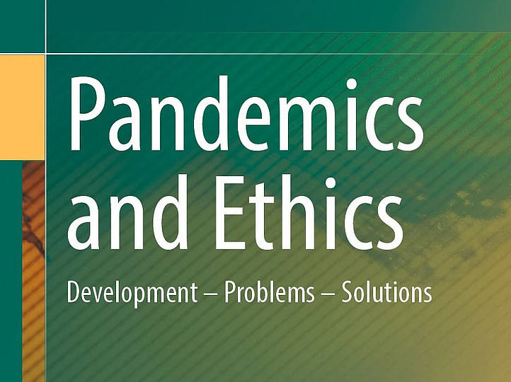 Cover of the book "Pandemics and Ethics. Development - Problems - Solutions" ©Springer Verlag