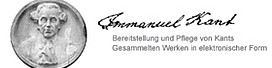 Kants Gesammelte Werke in elektronischer Form (Universität Duisburg-Essen)