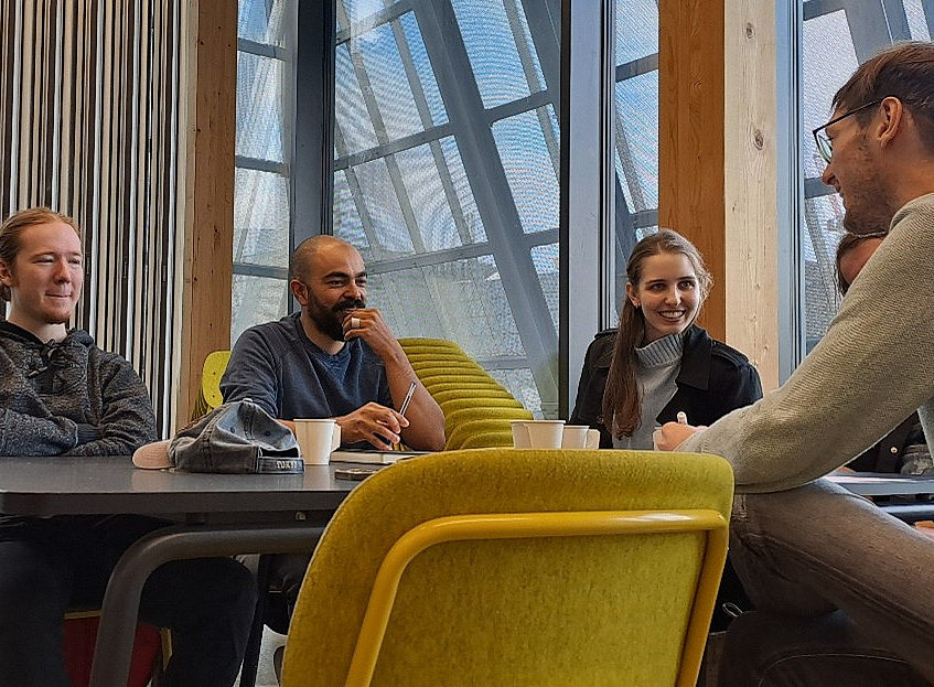 Doctoral students brainstorming during the ideas competition ©Uni Graz / Th. Weiss