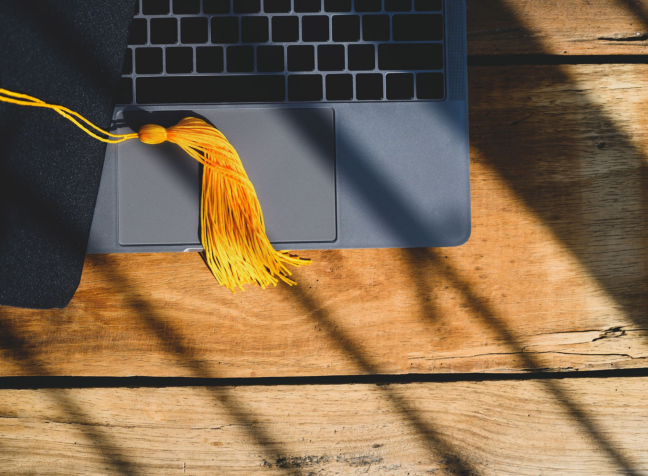 Notebook und akademischer Hut ©mnirat by Adobe Stock