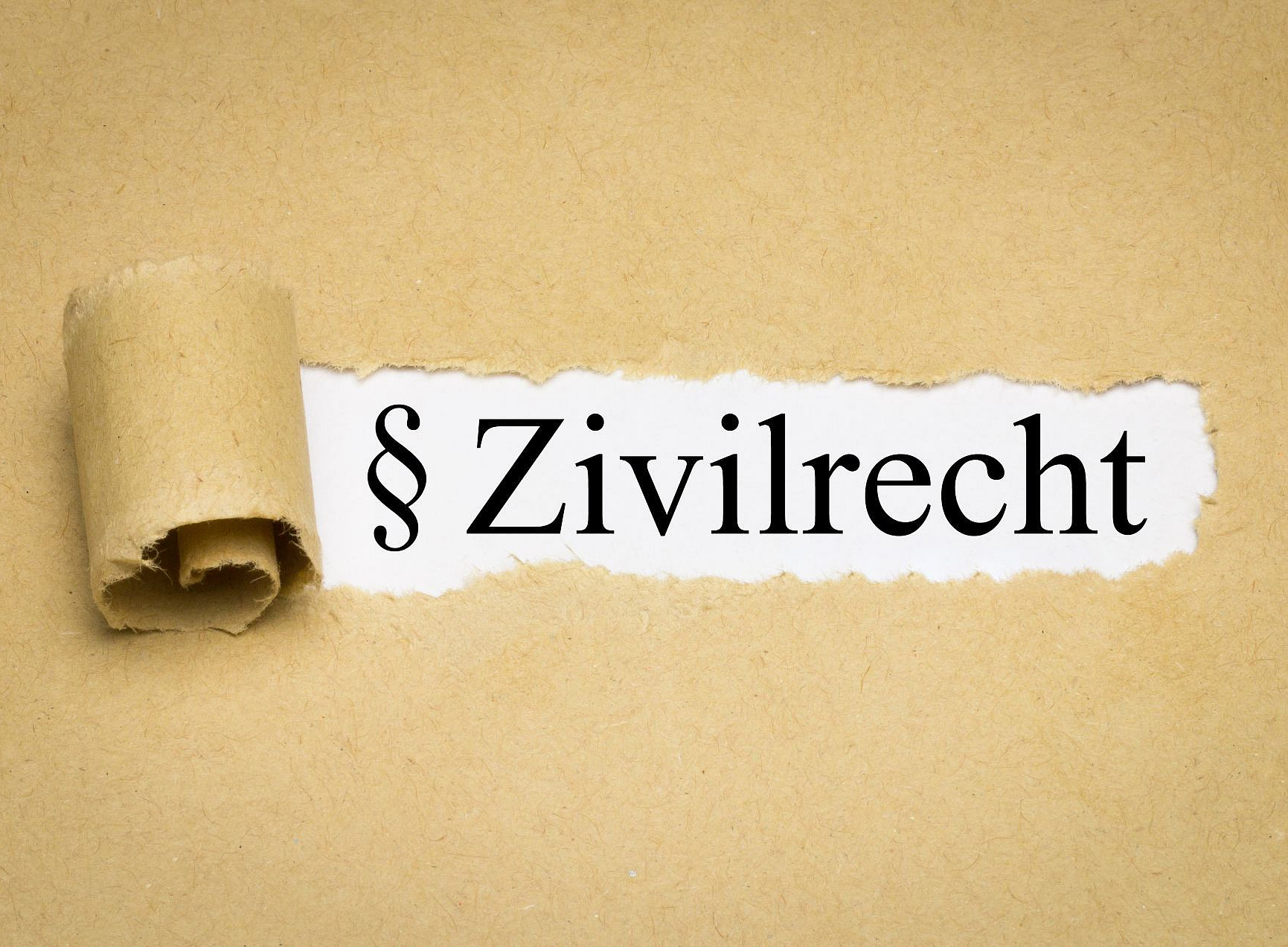 Paragraph Symbol mit Text "Zivilrecht" ©magele-picture by adobe stock