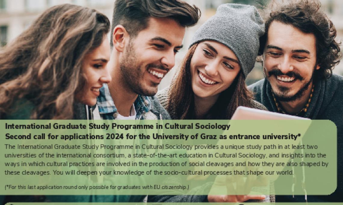 Second call for applications 2024 Cultural Sociology
