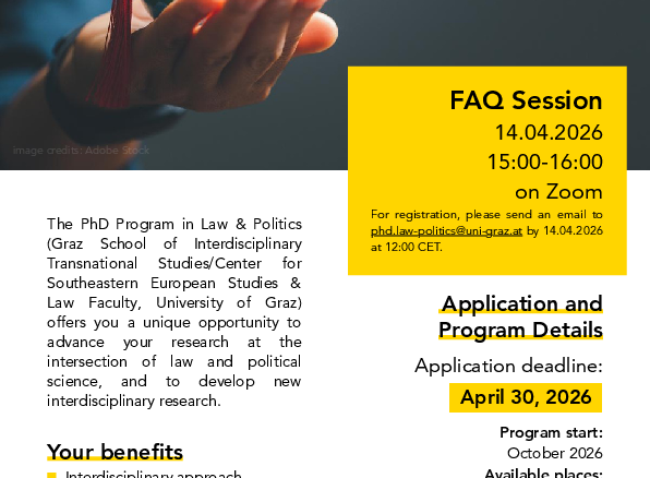 Flyer with information 