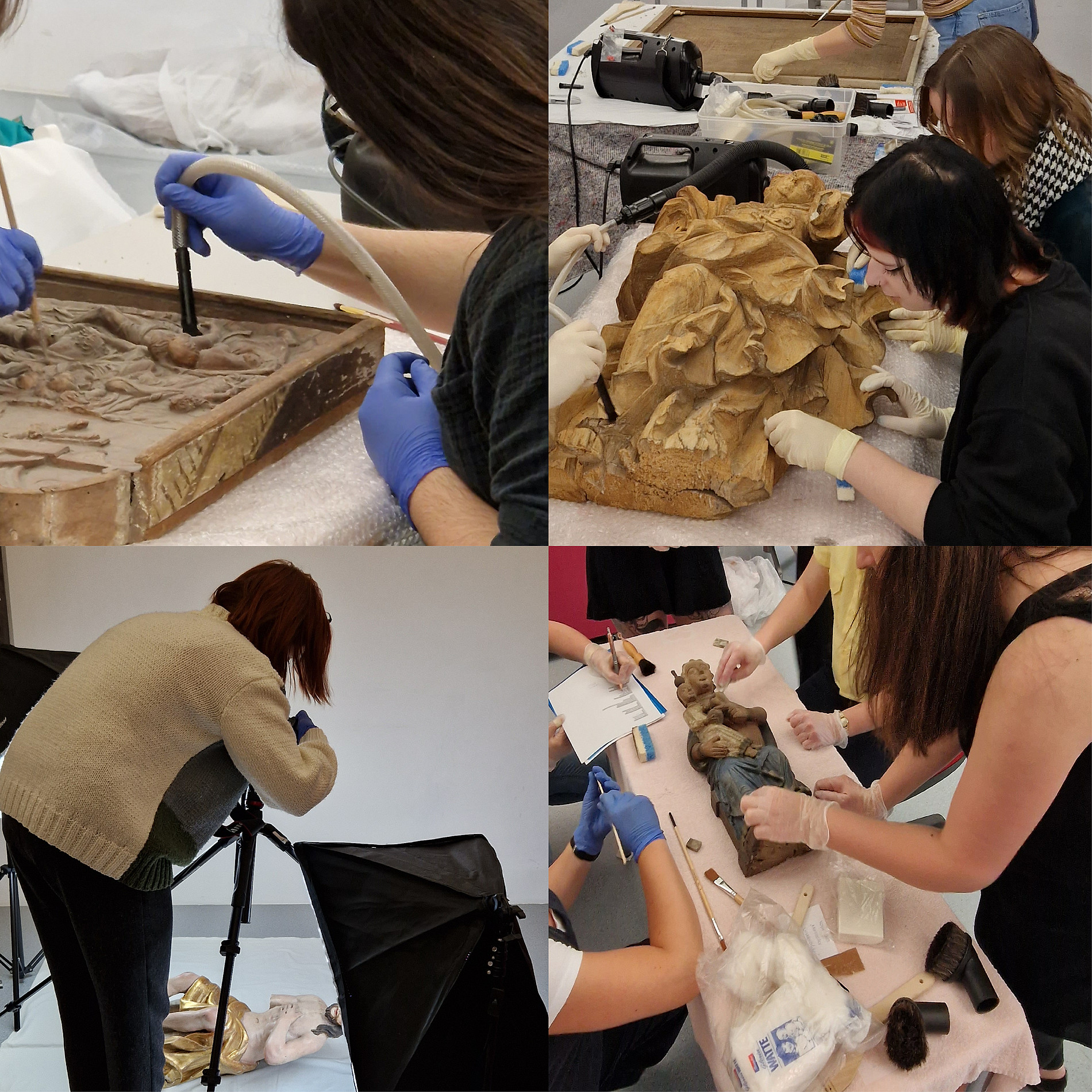 Arbeiten mit Universitätssammlungen ©Bernadette Biedermann; Lena Probst