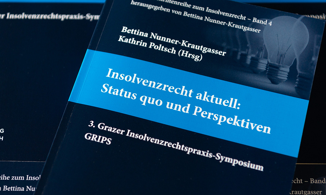 Der aktuelle Tagungsband zum Grazer Insolvenzrechtspraxis-Symposium, herausgegeben von Bettina Nunner-Krautgasser und Kathrin Poltsch, erscheint in der Grazer Schriftenreihe zum Insolvenzrecht.