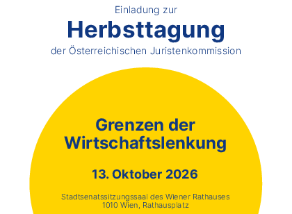 Einladung Herbsttagung der Österreichischen Juristenkommission 
