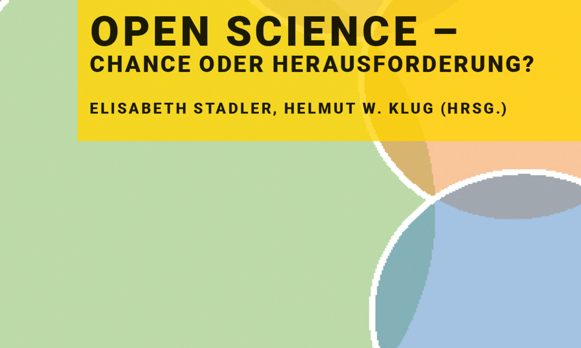 Open Science an der Uni Graz: Der Sammelband zur Tagung