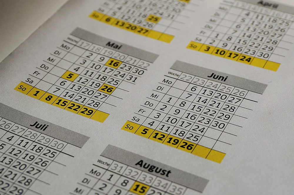 Symbolbild Kalender 