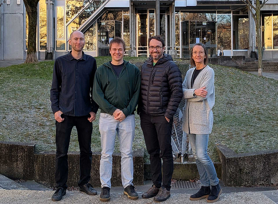  Adrian Tripp, Markus Braun, Gustav Oberdorfer und Mélanie Hall 