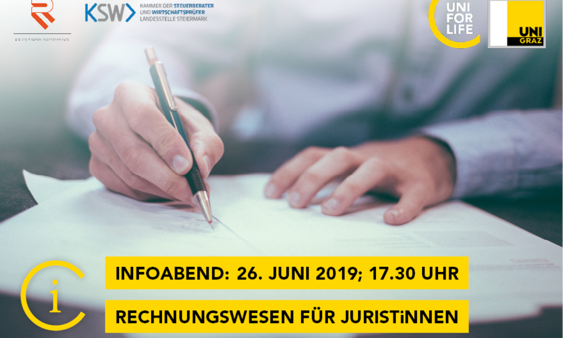 UNI for LIFE Infoabend, Rechnungswesen für JuristInnen