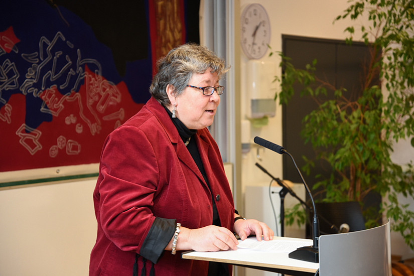 Würdigung durch Institutsleiterin Ulrike Bechmann.