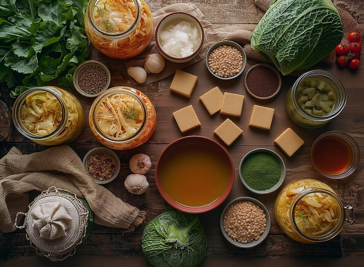 Fermentation und Nachhaltigkeit in der Küche ©Canva AI