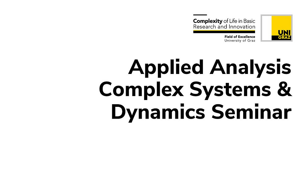 applied analysis complex systems and dynamics seminar