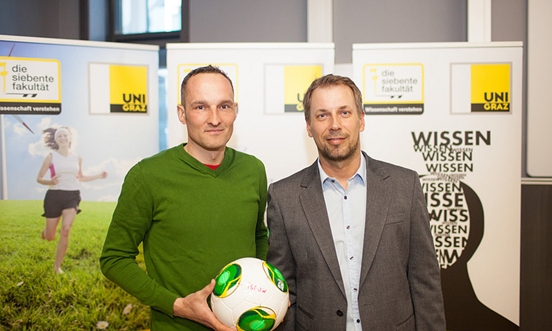 Konditionstrainer Stefan Arvay und Wissenschafter Gerhard Tschakert über die Zukunft des Sports Foto: Grumet