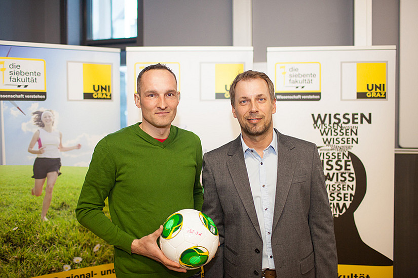 Konditionstrainer Stefan Arvay und Wissenschafter Gerhard Tschakert über die Zukunft des Sports Foto: Grumet