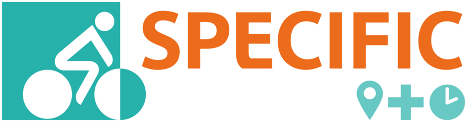 Das Specific-Logo besteht aus dem Wort Specific und einem Fahrrad 