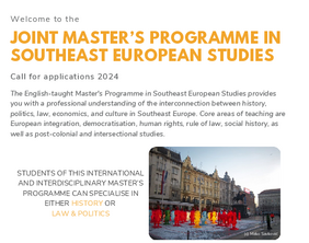 Call for applications Southeast European Studies