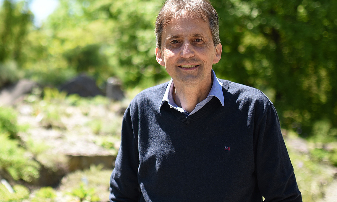 Reinhold Esterbauer im Grünen