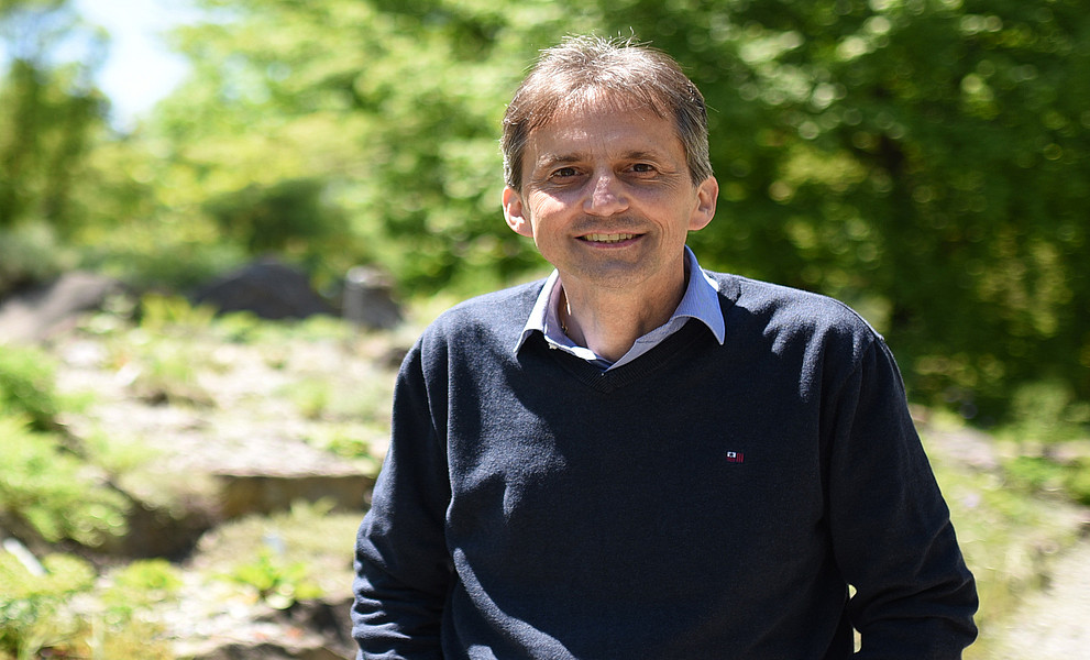 Reinhold Esterbauer im Grünen
