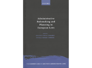 Cover "Administrative Rulemaking and Planning in European Laws" ©Oxford University Press
