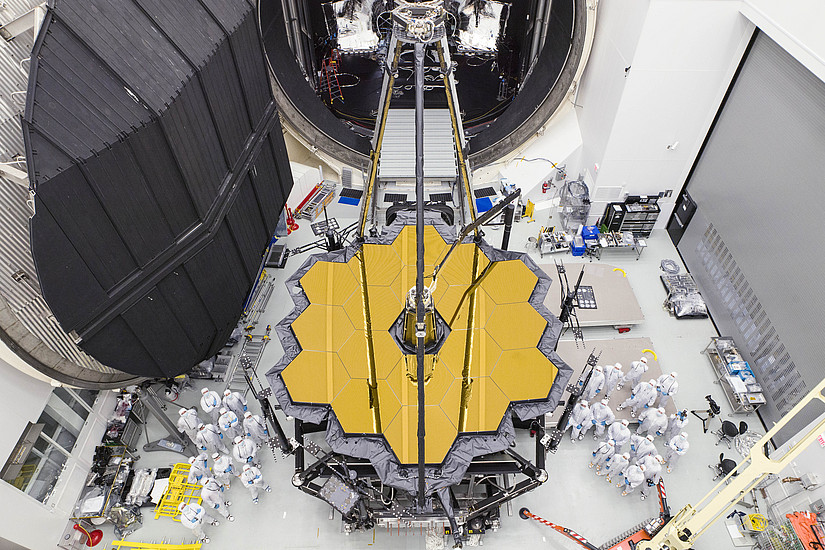 James Webb Teleskop - Foto: NASA/Chris Gunn