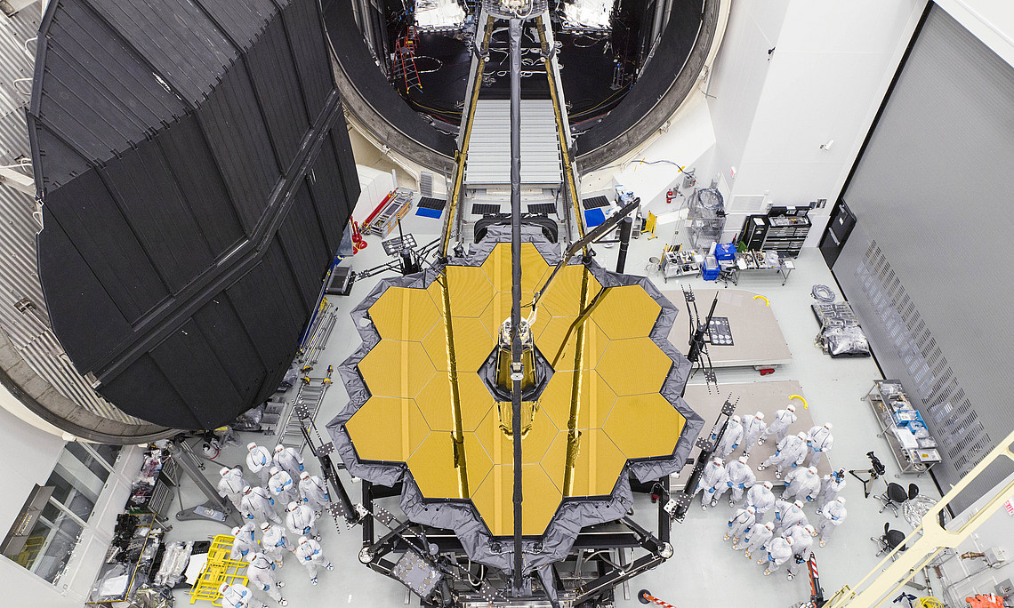 James Webb Teleskop - Foto: NASA/Chris Gunn