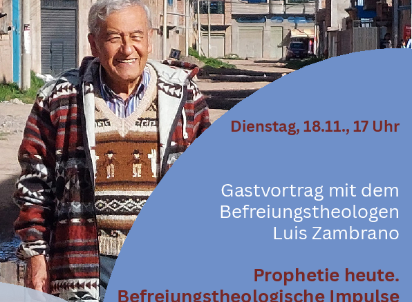 Einladung zum Gastvortrag mit Luis Zambrano
