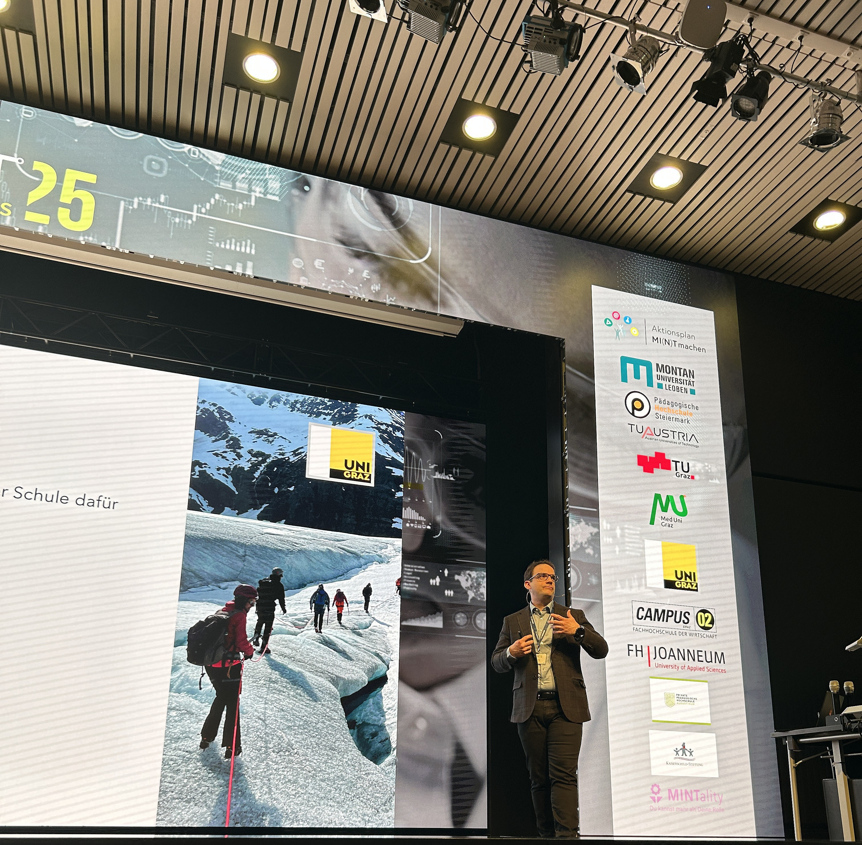 Philipp Spitzer bei der Keynote 