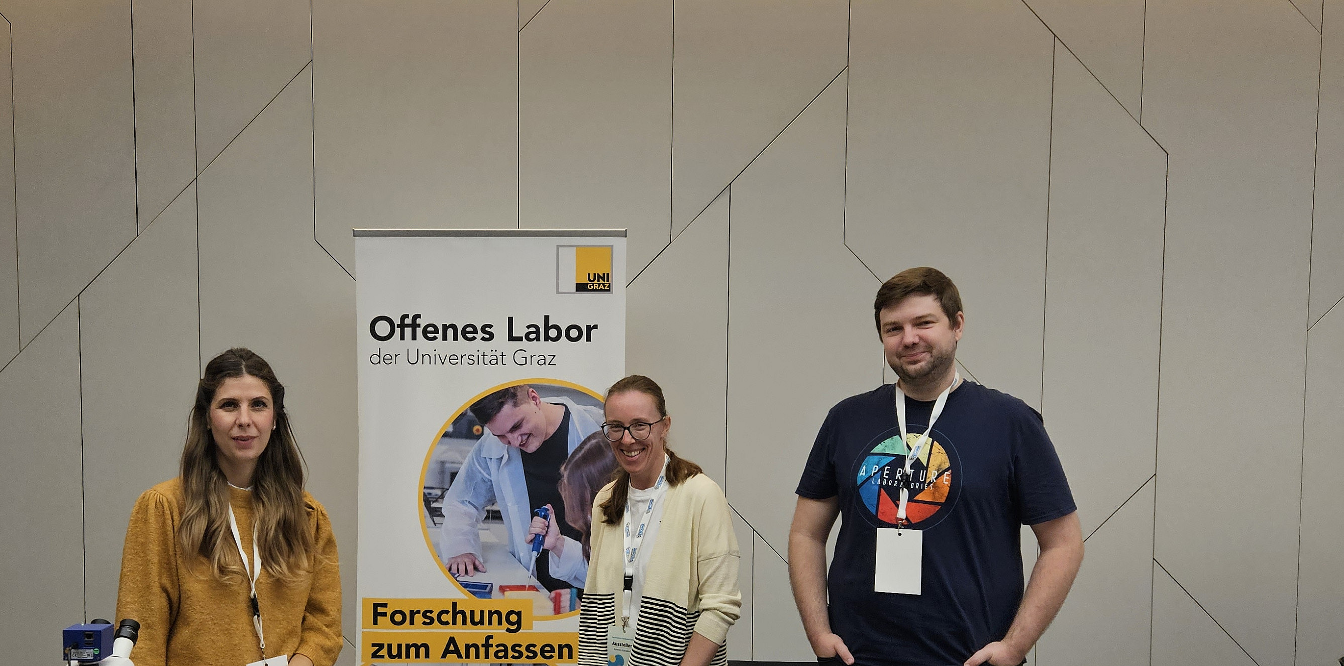 Unser Stand beim event Faszination technik ©Offenes Labor Graz