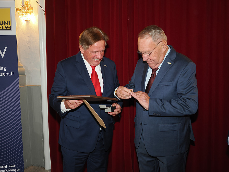 Mag. Volker Pichler und KommR Prof. Mag. Dr. Günther Witamwas ©Mag. Paulus Mayr