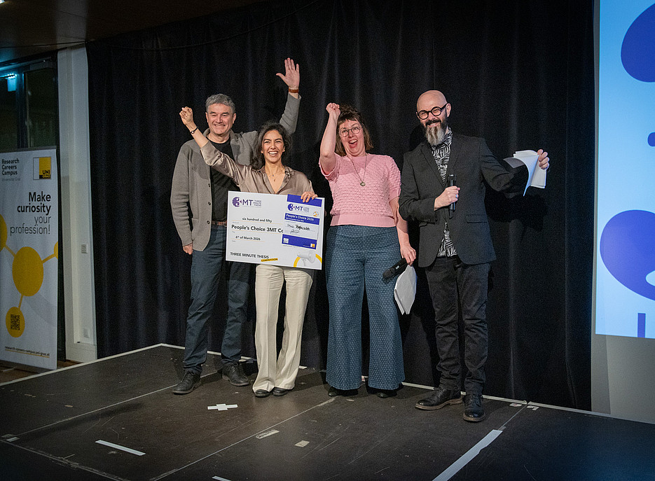 People's Choice Winner, with VR Reidl and MCs ©Uni Graz/Angele