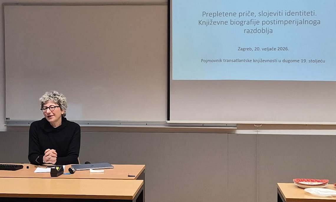 Milka Car presenting at Inaugural Workshop of the Transatlantic 19th-Century Literary Cultures Project